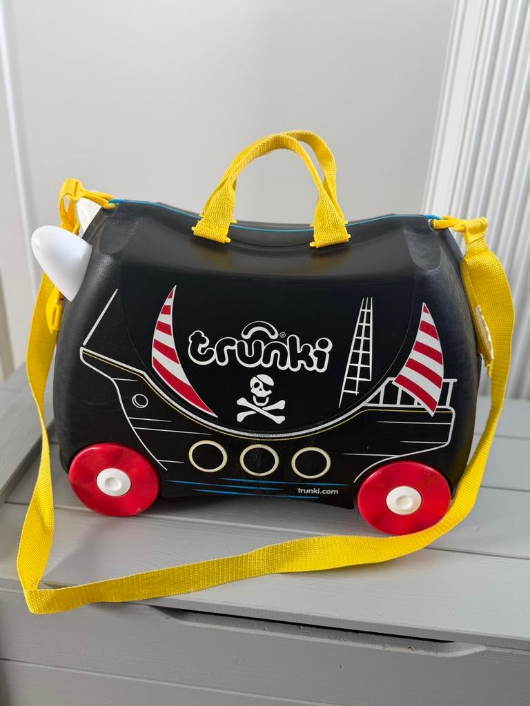 Trunki ride on kinderkoffer piraten, Ophalen of Verzenden, Zo goed als nieuw