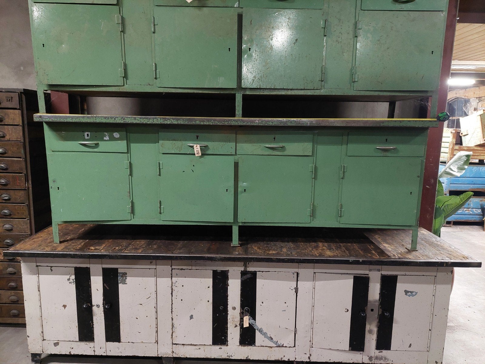 Gebruikte werkbank industriële tafel, Doe-het-zelf en Verbouw, Werkbanken, Ophalen, Gebruikt