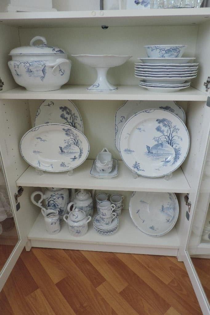 Servies van Petrus Regout, Marines, Ophalen