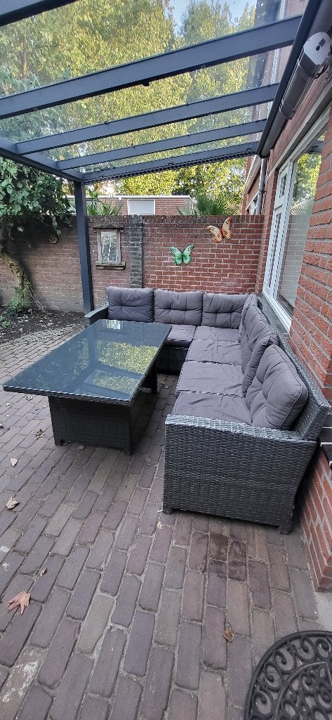 Loungeset tuin, Tuin en Terras, Ophalen, 5 zitplaatsen, Gebruikt, Loungeset