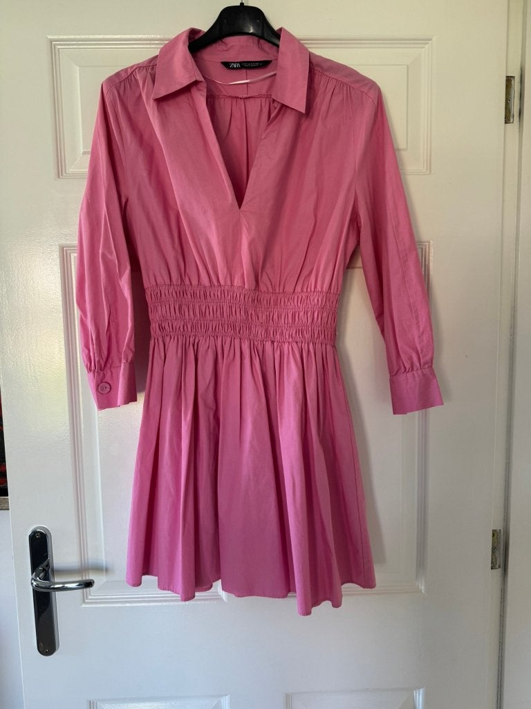 Roze jurkje Zara maat M, Maat 38/40 (M), Zara, Ophalen of Verzenden, Zo goed als nieuw