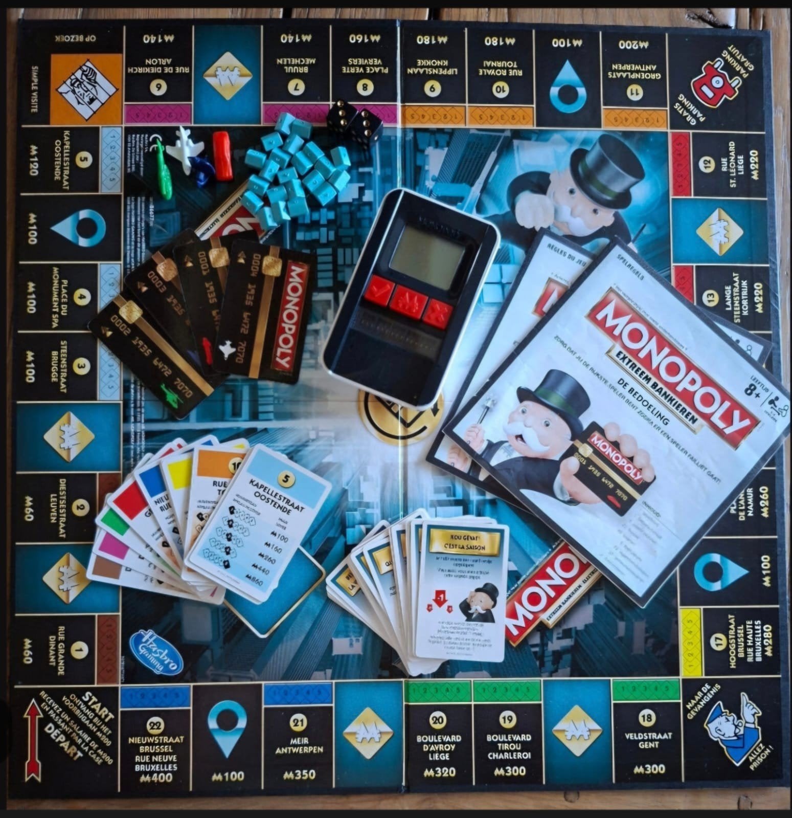 Onderdelen monopoly extreem bankieren, Hobby en Vrije tijd, Ophalen of Verzenden, Zo goed als nieuw