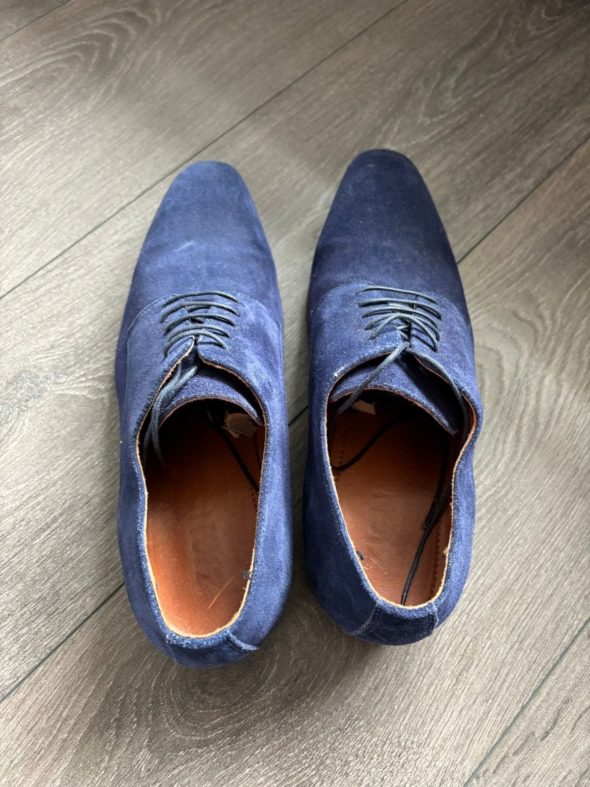 ZIGN suède veterschoenen - Maat 42 - Blauw, Ophalen of Verzenden, Gedragen, Blauw, Veterschoenen