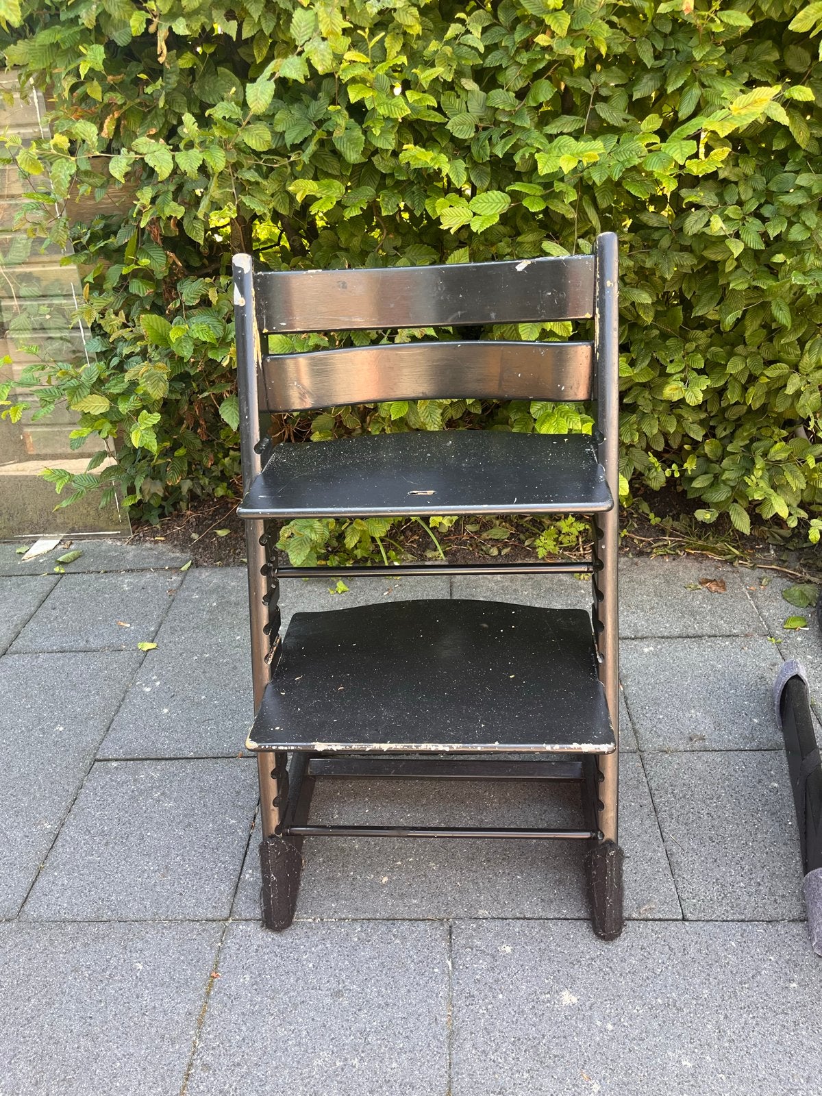Trip Trap kinderstoel (oud model) met beugel en leertje, Ophalen, Gebruikt, Meegroeistoel, Aanschuifbaar