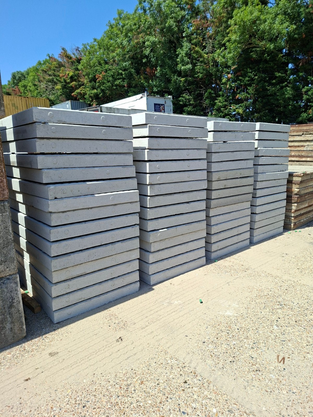 Betonplaten 200x100,  12cm.  Stroef. Gratis bezorgd., Ophalen of Verzenden, Nieuw, Beton, Overige typen
