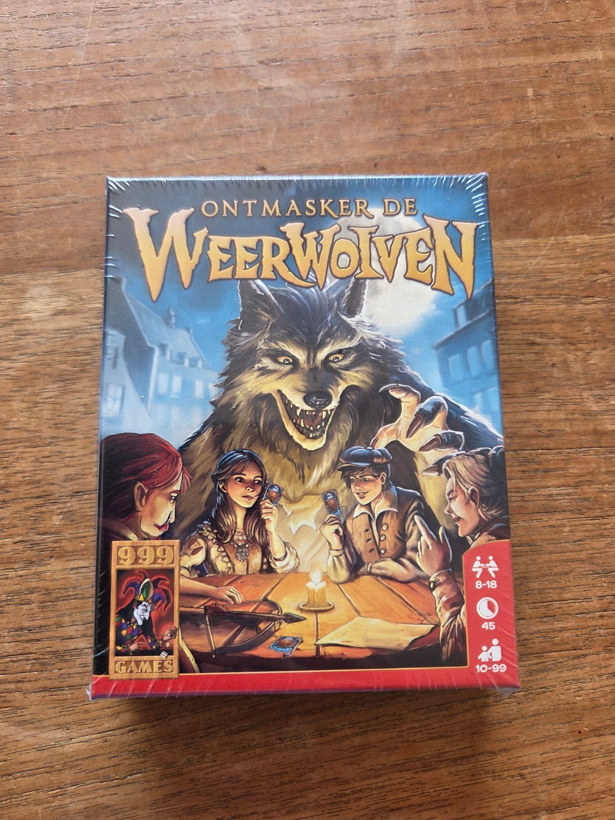 Ontmasker de weerwolven - NIEUW in plastic., Drie of vier spelers, Ophalen of Verzenden, Nieuw, 999 games