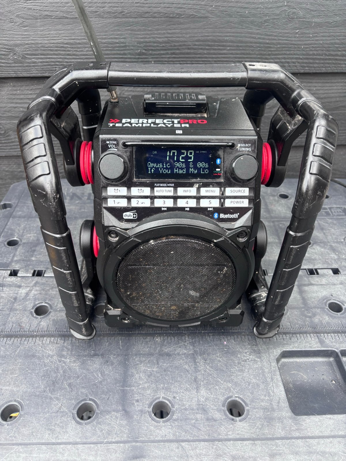 PerfectPro TeamPlayer 3 Bouwradio - DAB+/FM/Bluetooth, Audio, Tv en Foto, Ophalen of Verzenden, Zo goed als nieuw, Bouwradio
