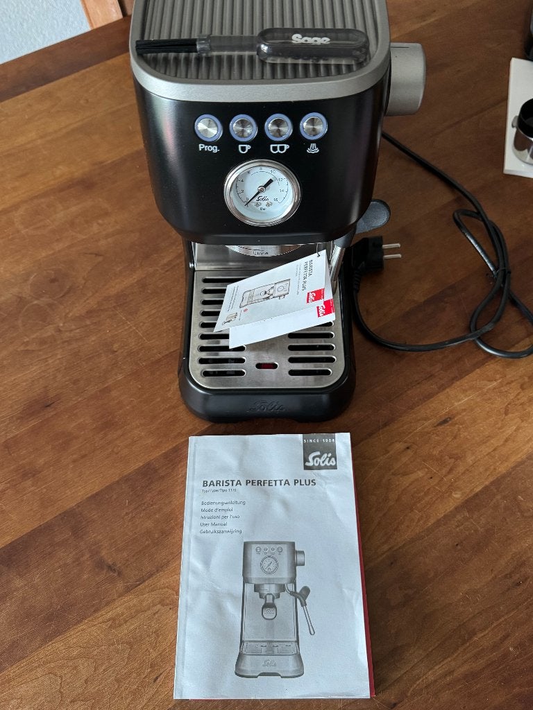 Solis Barista Perfetta Plus + meer!, Ophalen, Gebruikt, Espresso apparaat, 2 tot 4 kopjes