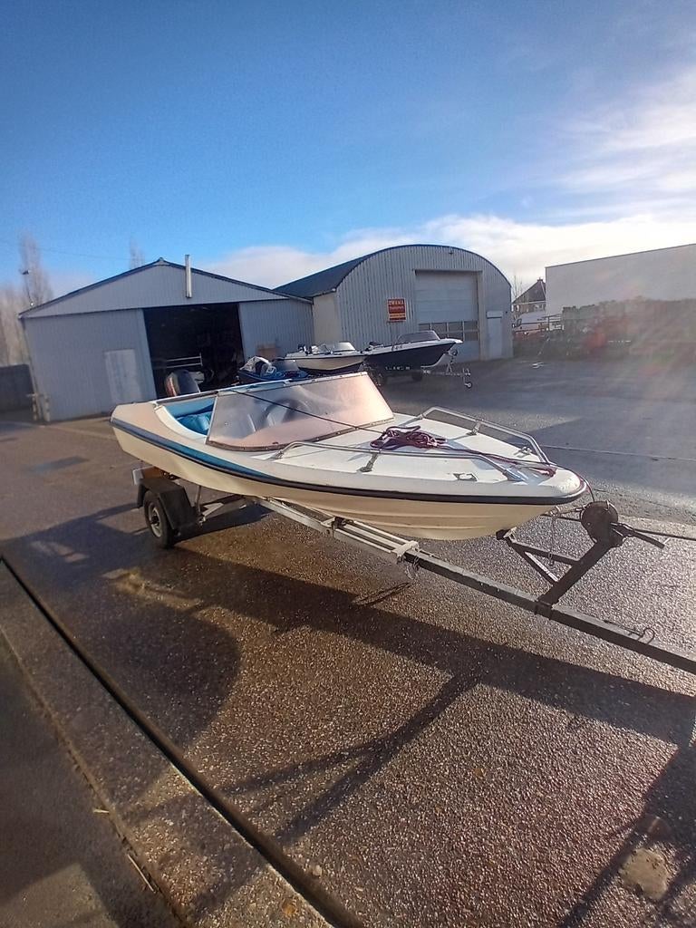 Speedboot Mercury 8 PK - Vaarklaar! Met trailer., Ophalen, Met afstandsbediening, Zo goed als nieuw, Minder dan 70 pk