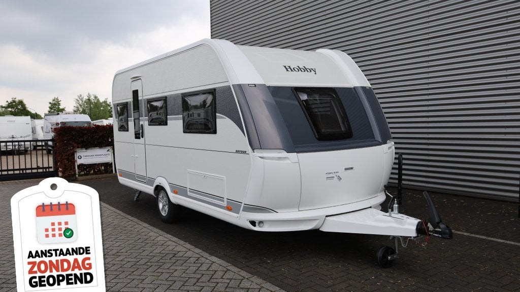 Hobby On Tour 460 DL 1500 kg + 2 enkele bedden, Rondzit, Hobby, Bedrijf, Tot en met 3