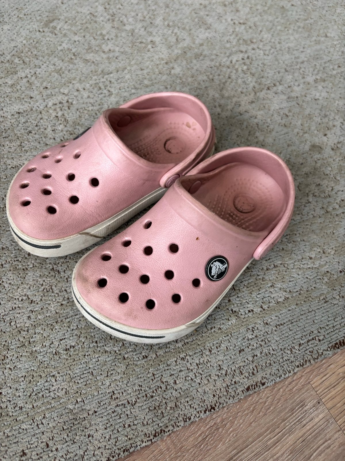 Crocs Clogs Crocband Roze Maat 24/25 (C8/C9), Meisje, Schoenen, Ophalen of Verzenden, Zo goed als nieuw