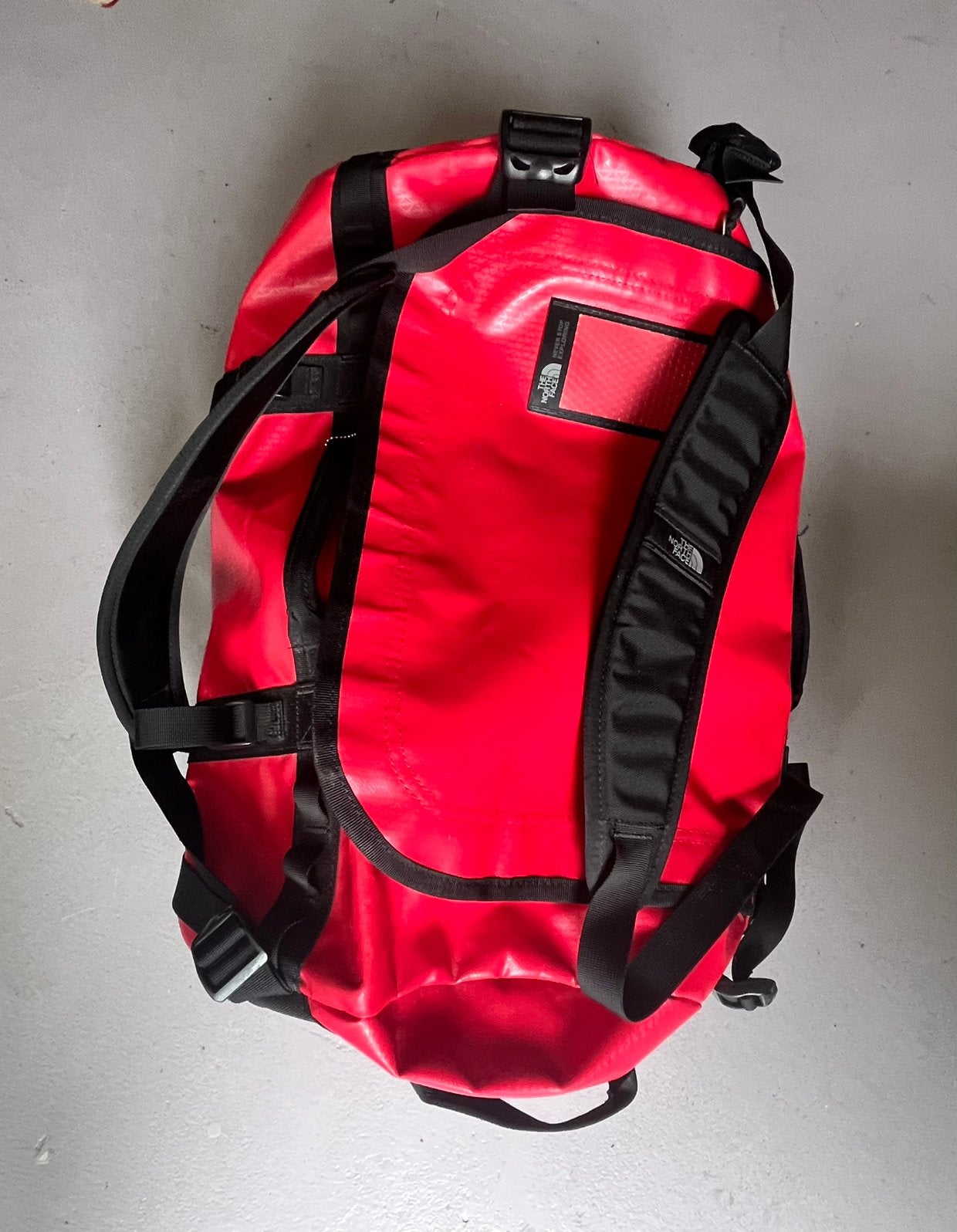 North Face Base Camp Duffel - signaalrood, Ophalen of Verzenden, Zo goed als nieuw, Overige typen