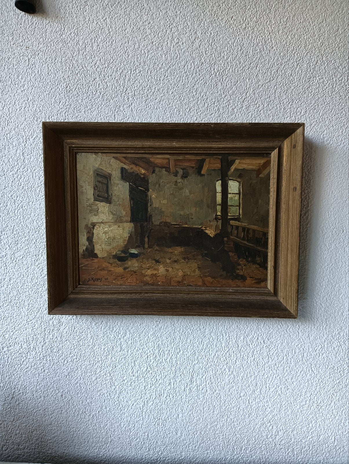Laatste kans: Naoorlogs stilleven Jan Kroes.1945, Antiek en Kunst, Kunst | Schilderijen | Klassiek, Ophalen of Verzenden, Impressionistisch