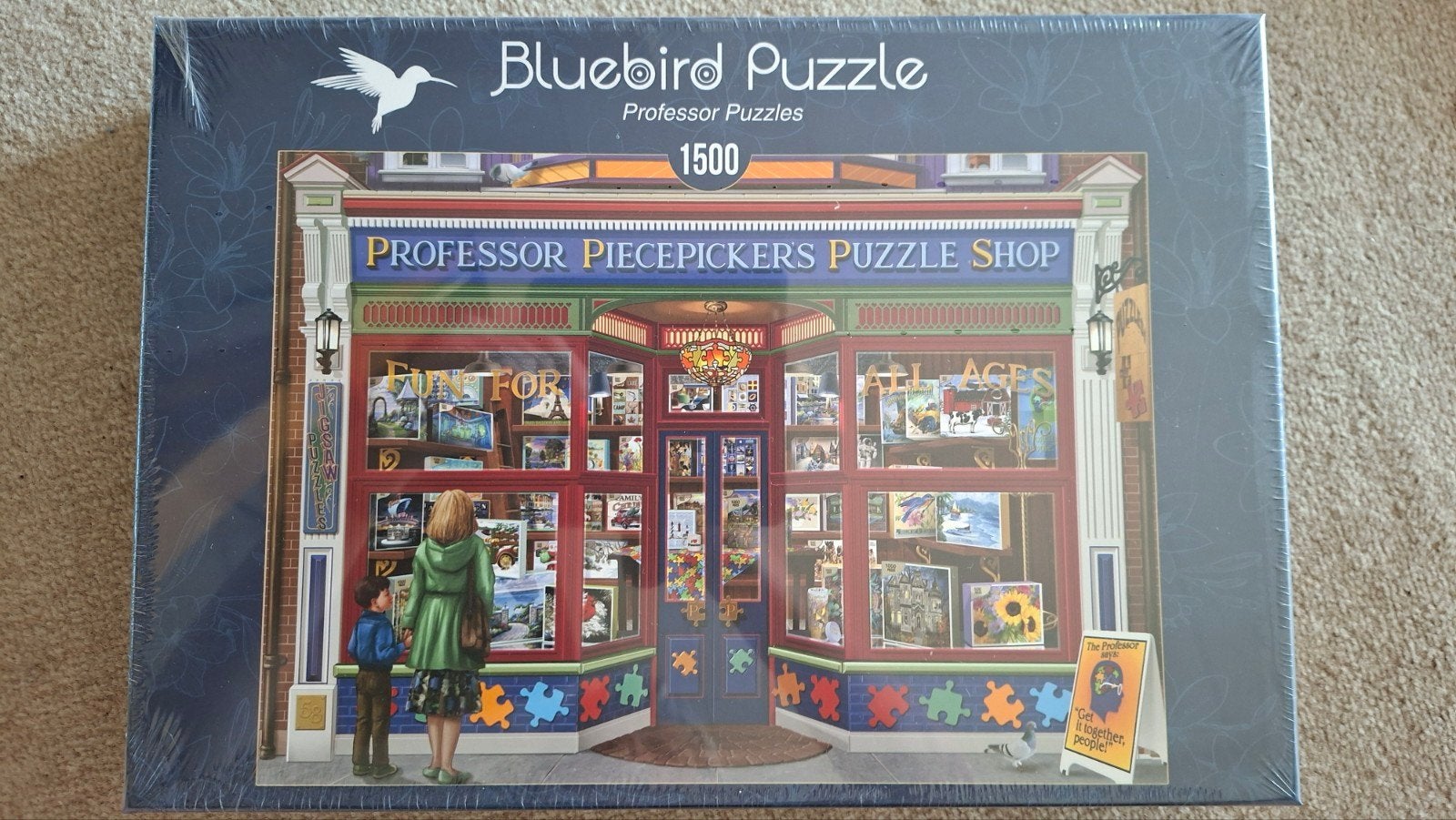 Bluebird puzzel: Professor Puzzels (1500 stukjes), Ophalen of Verzenden, 500 t/m 1500 stukjes, Nieuw, Legpuzzel