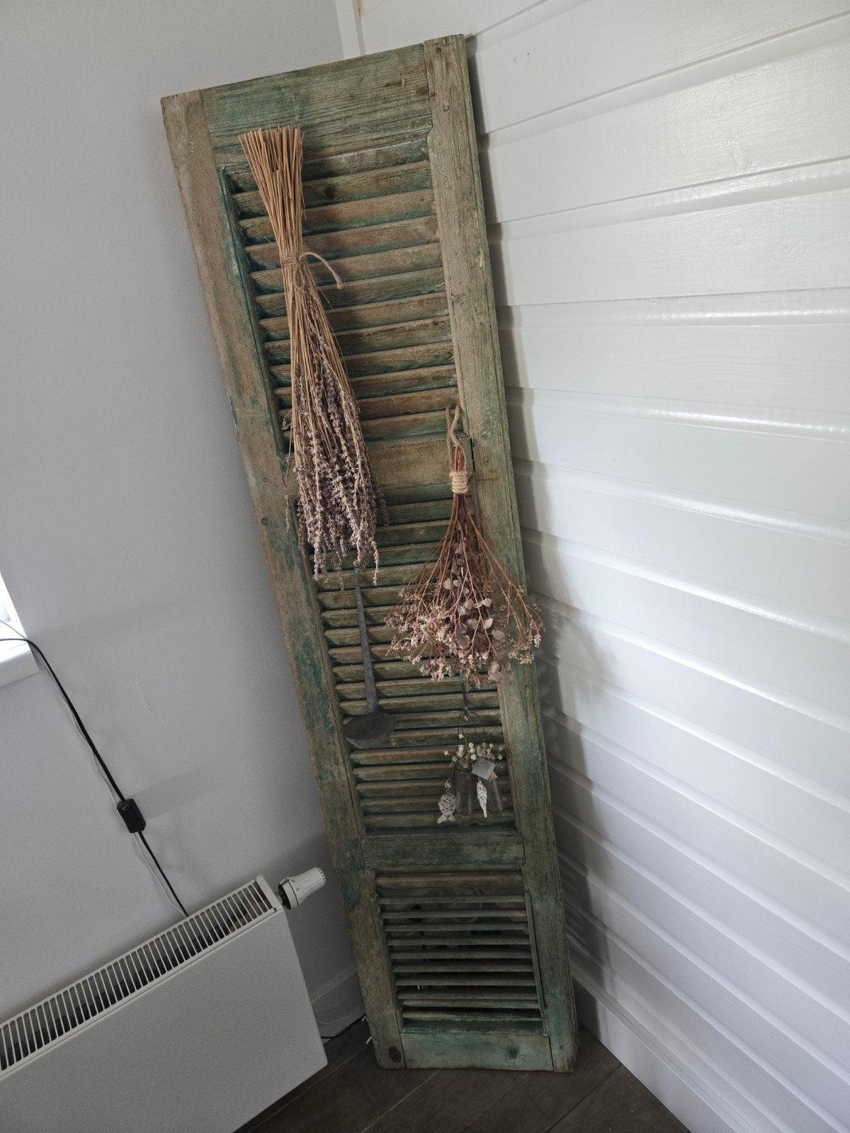 Antieke houten luik - Decoratief item, Ophalen, Zo goed als nieuw