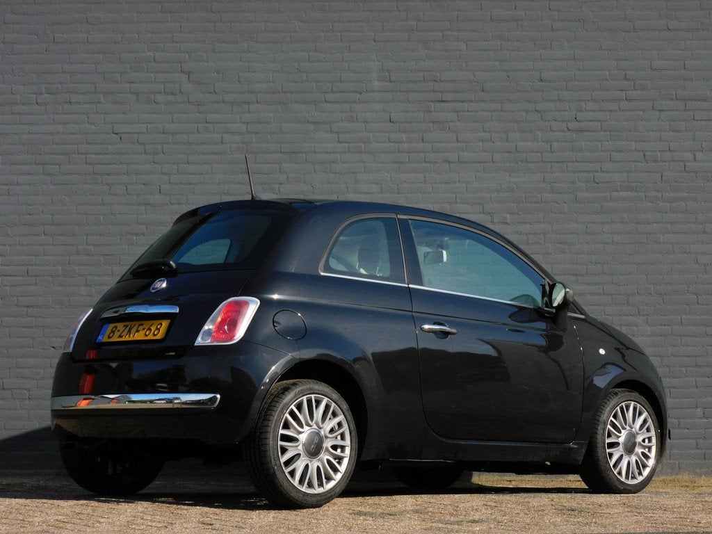 Fiat 500 0.9 TwinAir Turbo Lounge RIJDT PERFECT! CARPLAY/AND, Auto's, Fiat, Voorwielaandrijving, Gebruikt, Startonderbreker, Leder en Stof