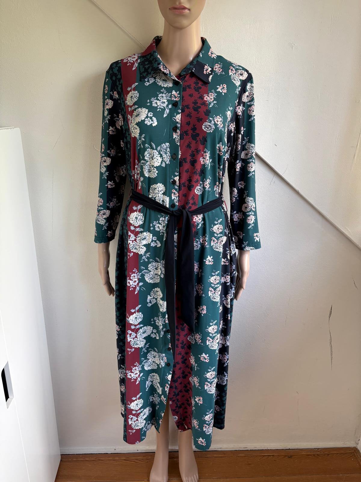 Studio Anneloes travelstof doorknoopjurk riem maat XL 42, Overige kleuren, Maat 42/44 (L), Ophalen of Verzenden, Zo goed als nieuw