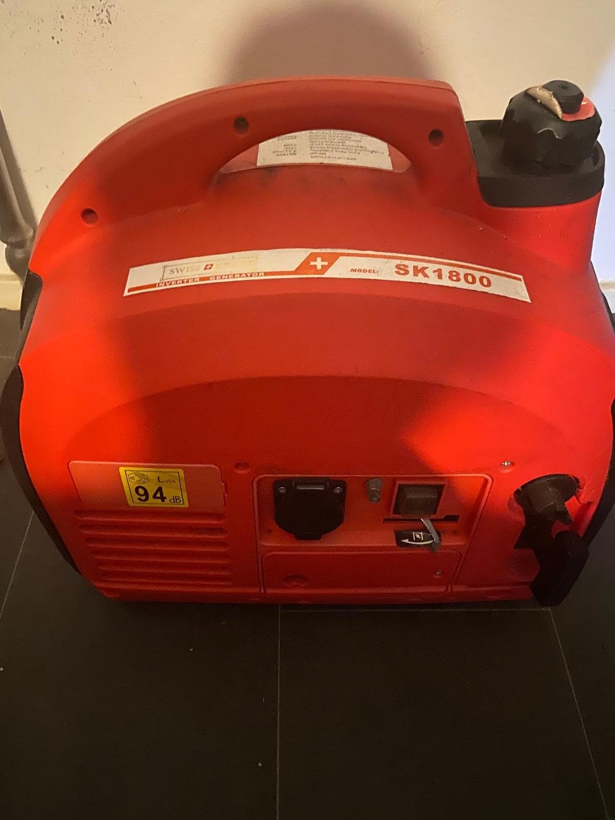 SWISS + SK1800 Inverter Generator - Goed werkend, Ophalen of Verzenden, Gebruikt