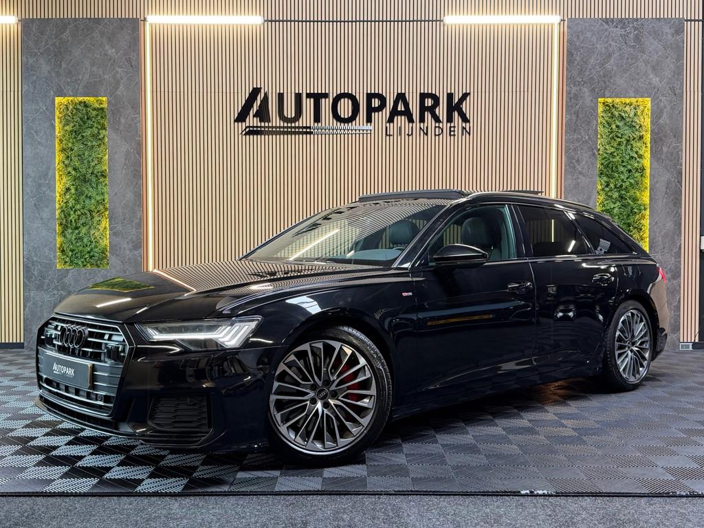 Audi A6 Avant 55 TFSI e quattro Competition 3x S-LINE|PANO|M, Automaat, Gebruikt, 4 cilinders, Zwart