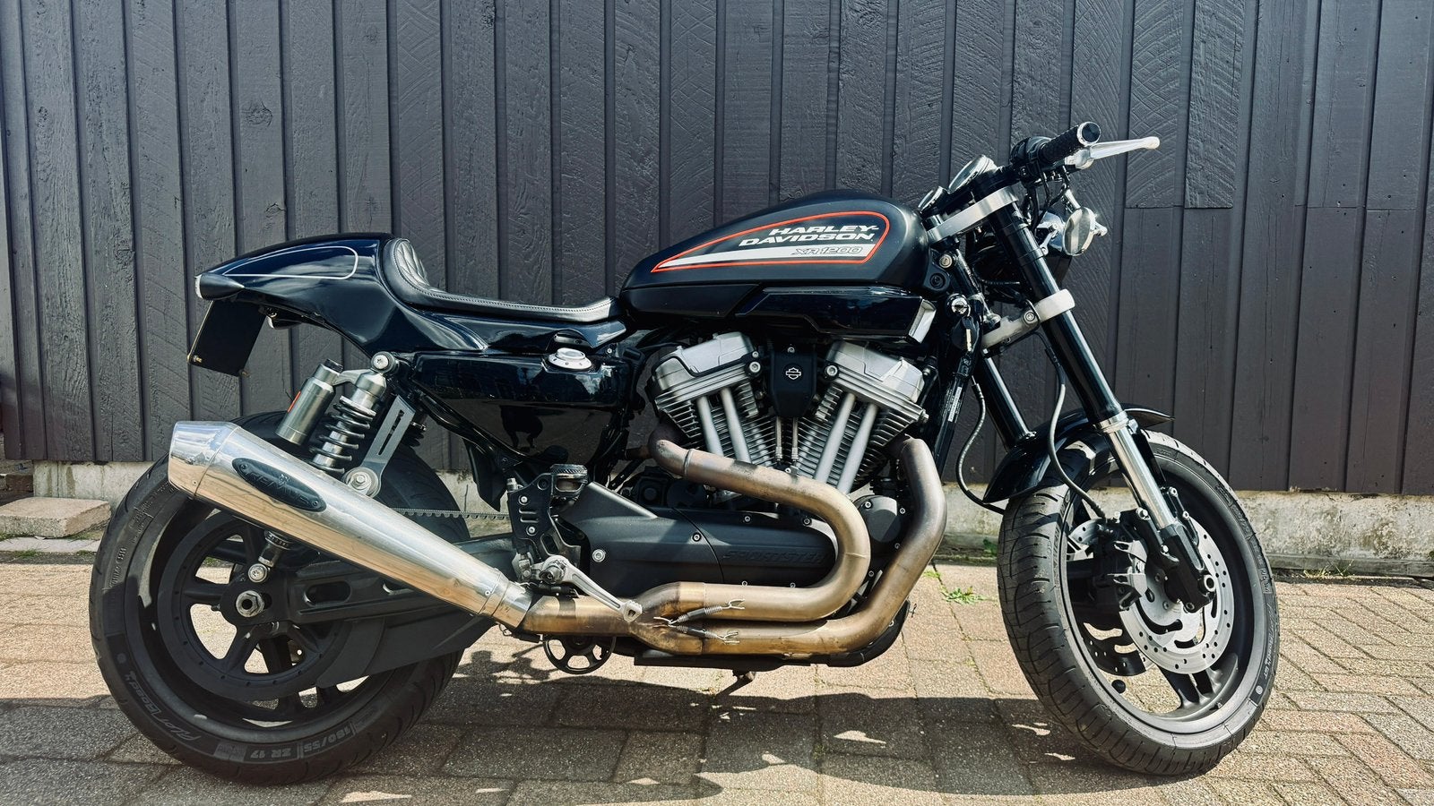 Harley-Davidson XR1200 Caferacer – 08/2008 – ca. 62dkm, 2 cilinders, Particulier, Meer dan 35 kW, 1200 cc