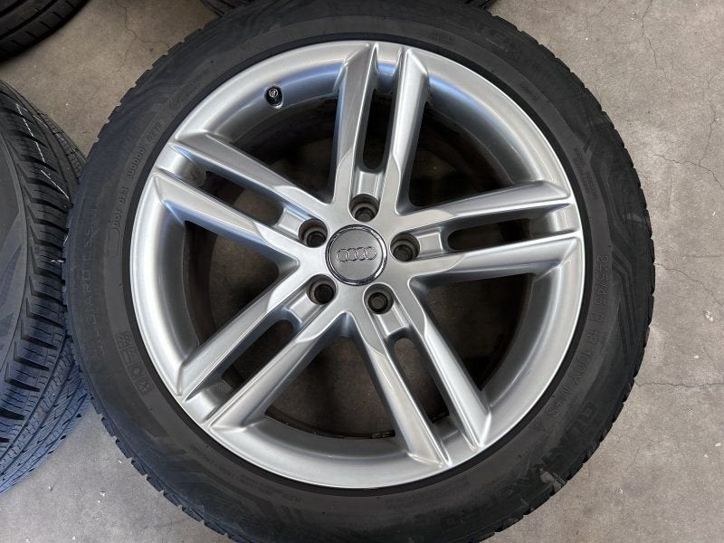 18 inch originele velgen + banden Audi A6 4G0601025BL, 18 inch, -, -, Banden en Velgen