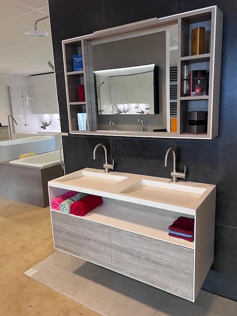 Assenti Design badkamermeubel met spiegel, Ophalen, 100 tot 150 cm, Nieuw, Minder dan 100 cm