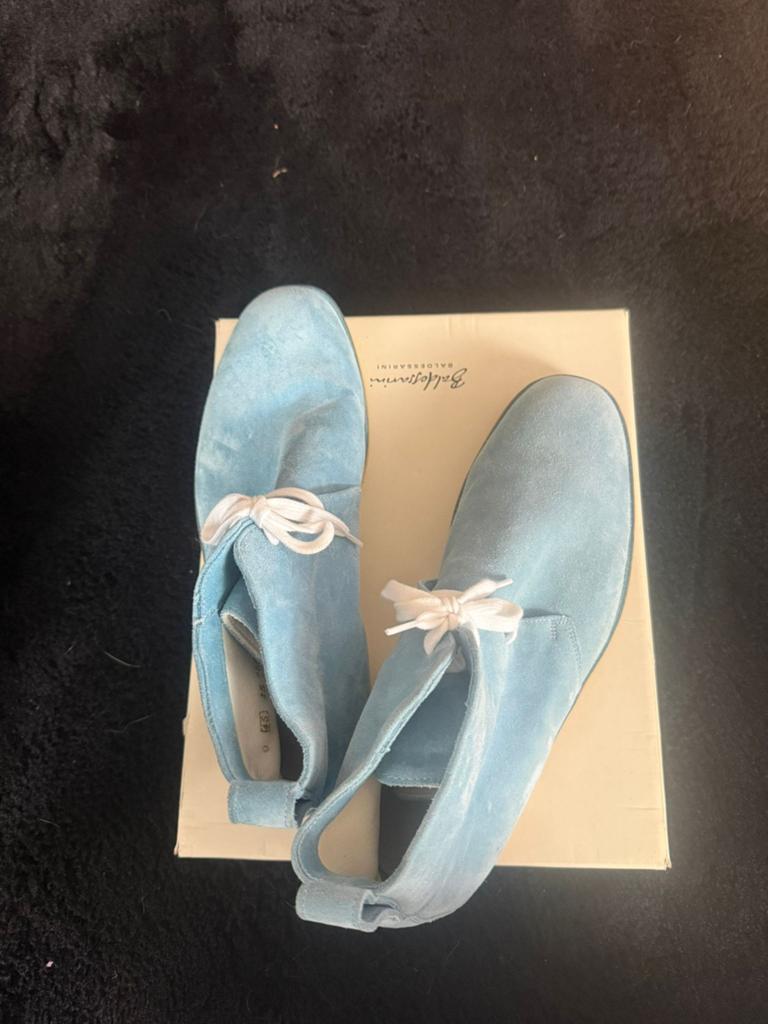 Schoenen heren baldessarini maat 45 nieuw lichtblauw, Ophalen of Verzenden, Nieuw, Blauw