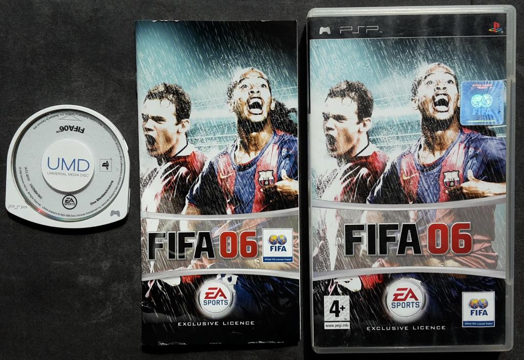 PSP - FIFA 06 - PlayStation Portable Voetbal Spel 2006, 1 speler, Ophalen of Verzenden, Zo goed als nieuw, Vanaf 3 jaar