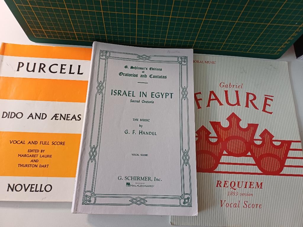 Purcell, Händel ,Fauré Pianouittreksel, Muziek en Instrumenten, Bladmuziek, Ophalen of Verzenden, Zo goed als nieuw, Artiest of Componist