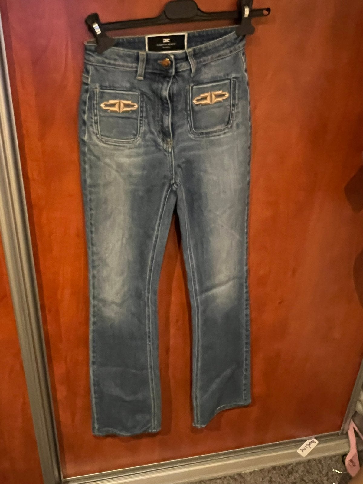 Elisabetta Franchi Jeans 25 met unieke details, Kleding | Dames, Spijkerbroeken en Jeans, Ophalen of Verzenden, Zo goed als nieuw