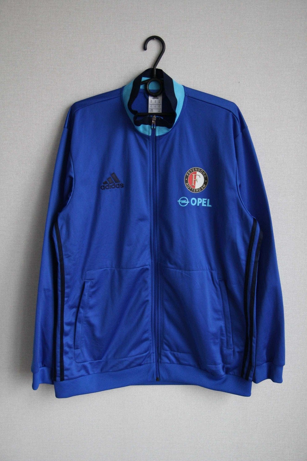 Adidas Feyenoord Trainingsjack Maat XL, Blauw, Maat 56/58 (XL), Ophalen of Verzenden, Zo goed als nieuw