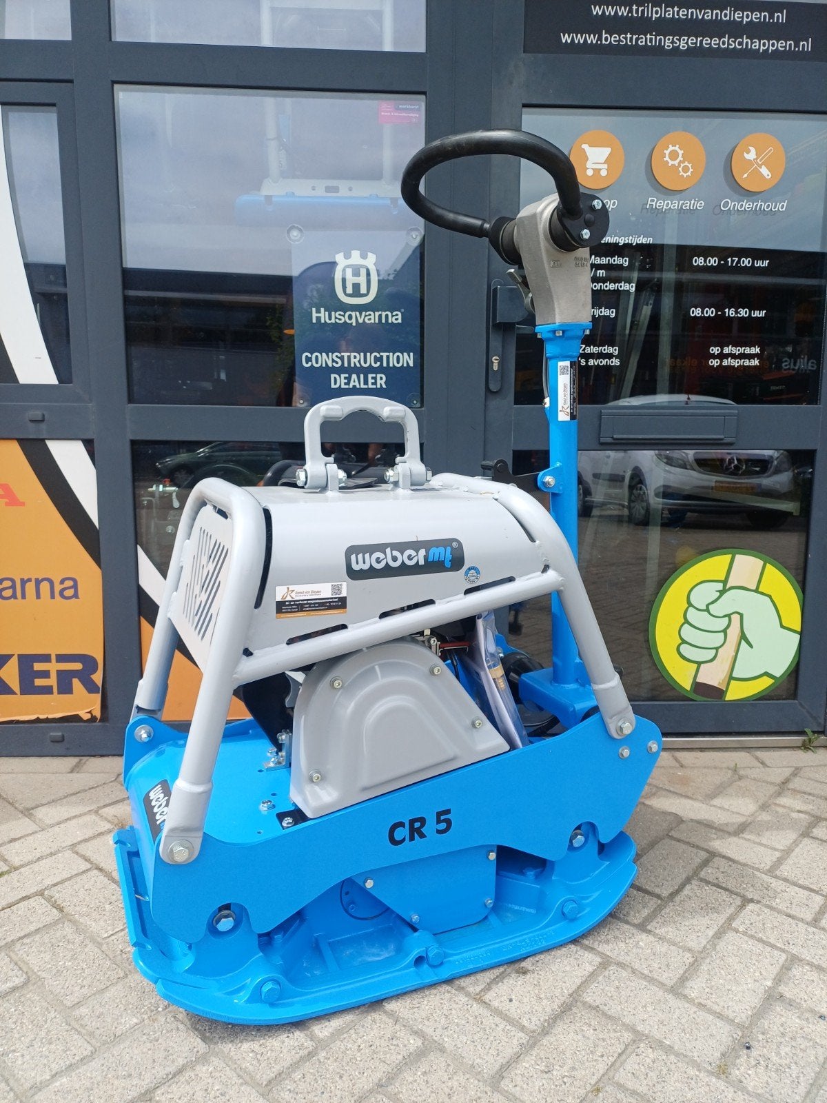 Weber CR 5-55 Hatz diesel Demo trilplaat, Ophalen