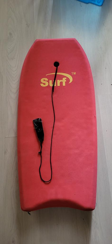 Rood Bodyboard met koord - Surf, Ophalen of Verzenden