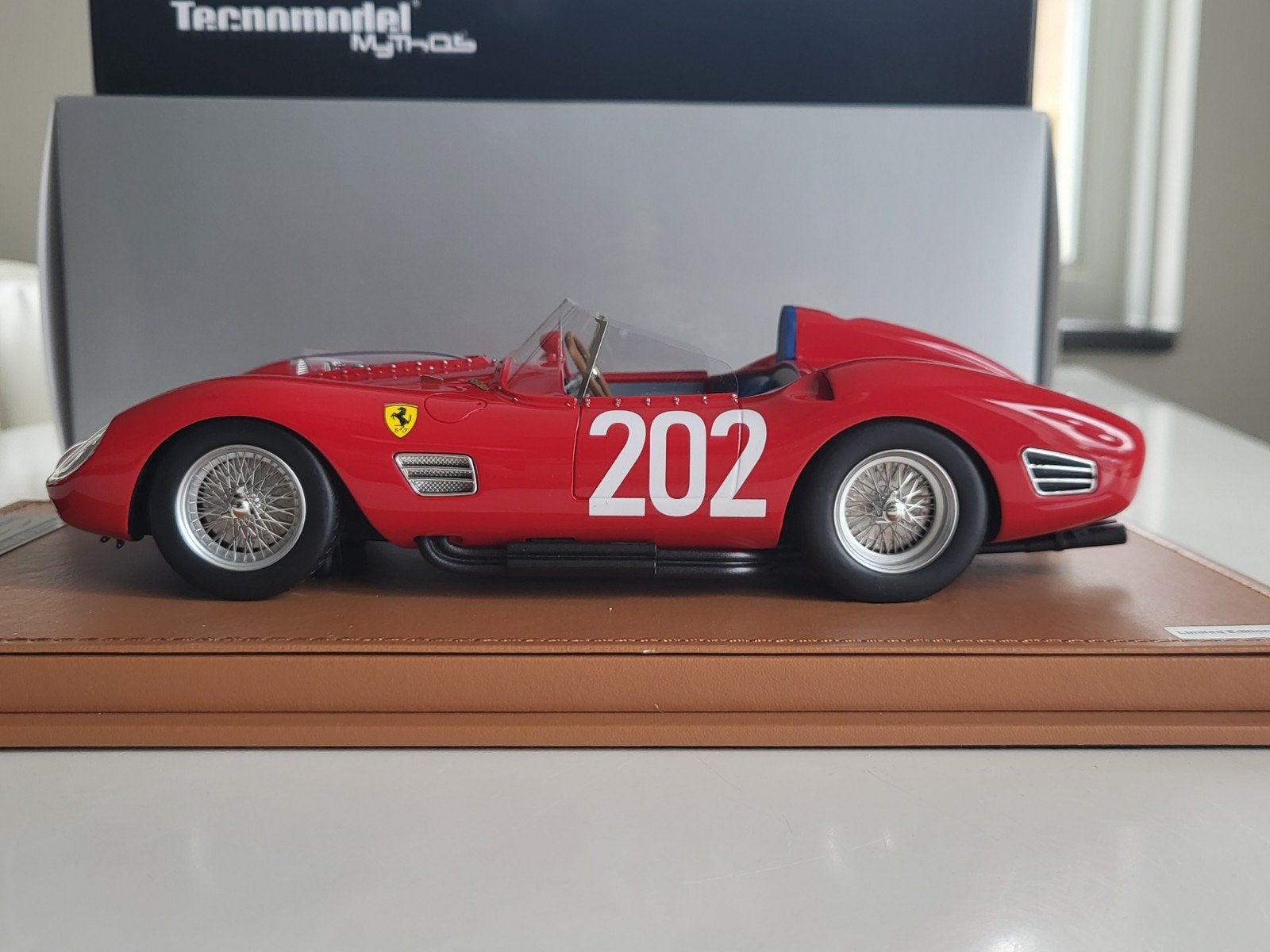 1:18 Tecnomodel Ferrari 250 TR59-60 Targa Florio, 1960 BBR, BBR, Auto, Autoart, Ophalen of Verzenden
