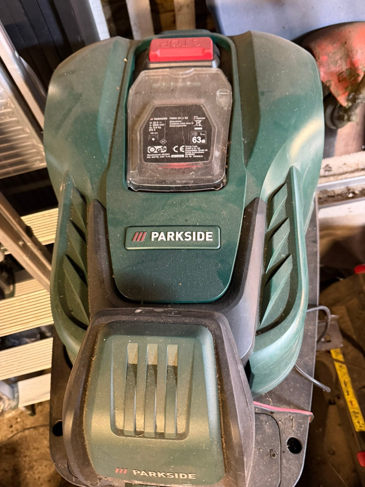 Parkside robotmaaier nieuw laadstation en draad, Tuin en Terras, Robotmaaiers, Verzenden, Met regensensor, 20 tot 25 cm, Parkside