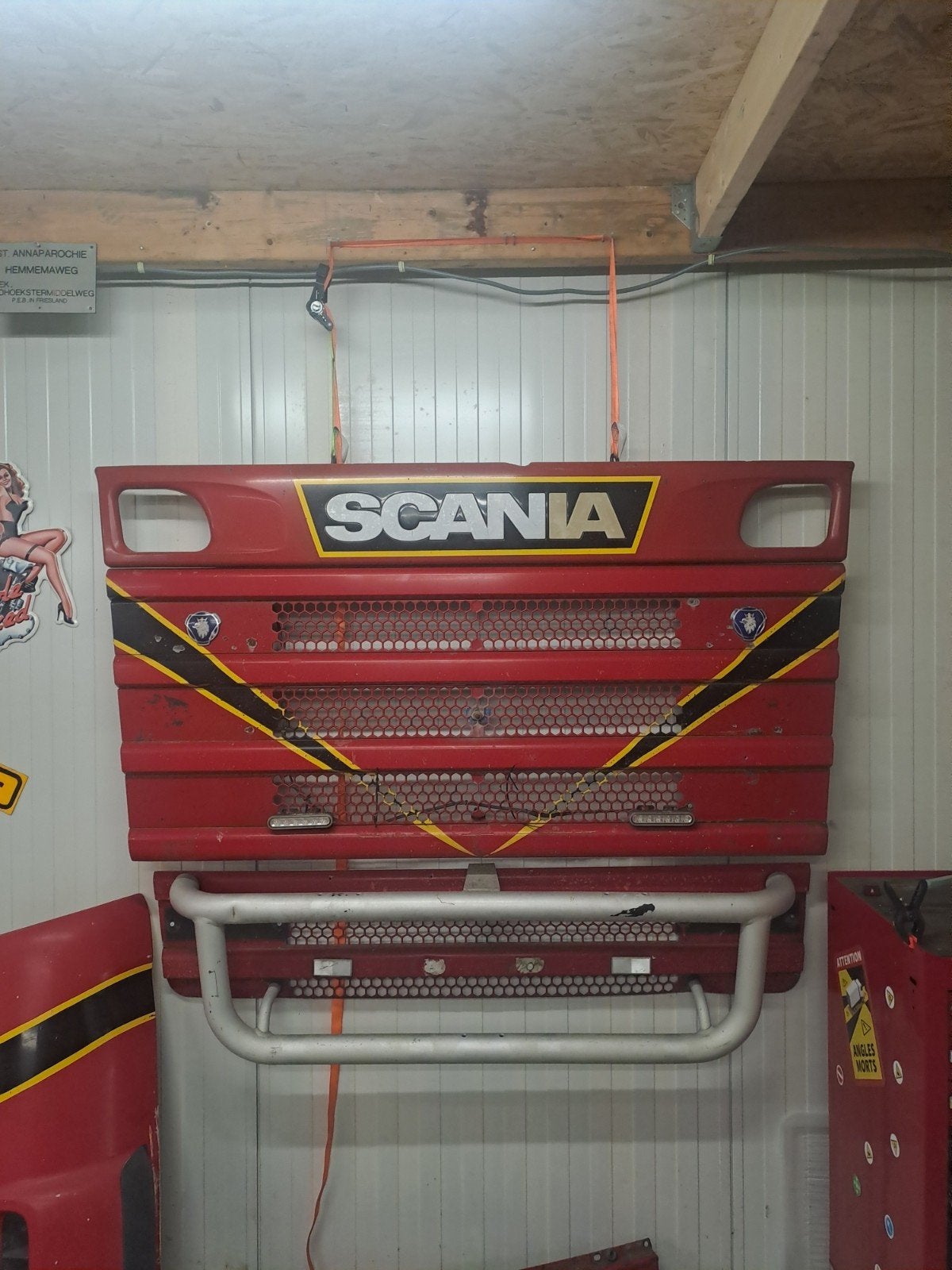 scania 4 serie grill, Ophalen, Gebruikt, Scania, Carrosserie en Plaatwerk