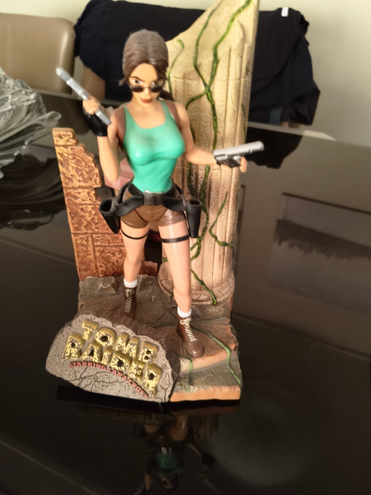 tomb Raider statue  met orginele doos, Verzenden, Zo goed als nieuw, Beeldje, Replica of Model