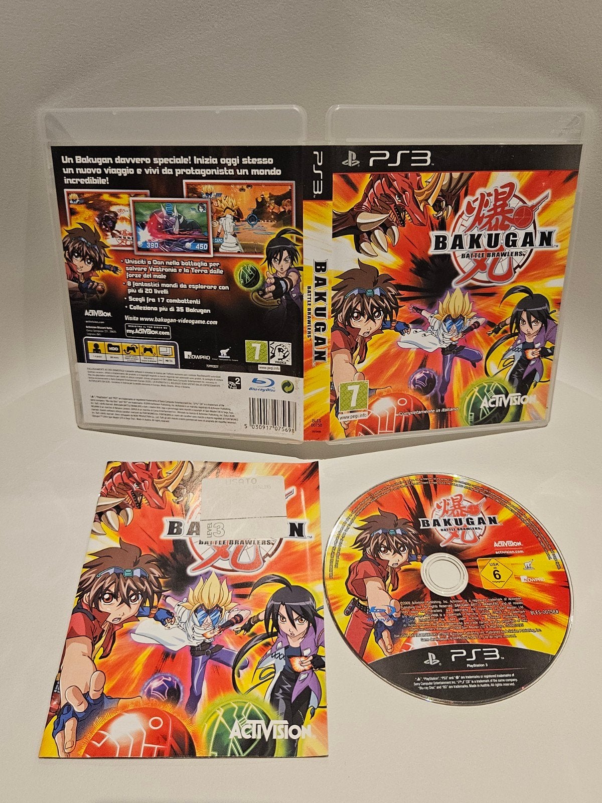 Bakugan Battle Brawlers PS3, 1 speler, Ophalen of Verzenden, Zo goed als nieuw, Vechten