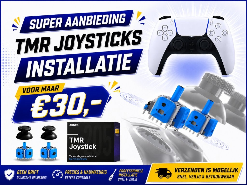 Ps5 controller - TMR Sticks installatie - Geen stickdrift!!, Ophalen, Refurbished, Controller, PlayStation 5