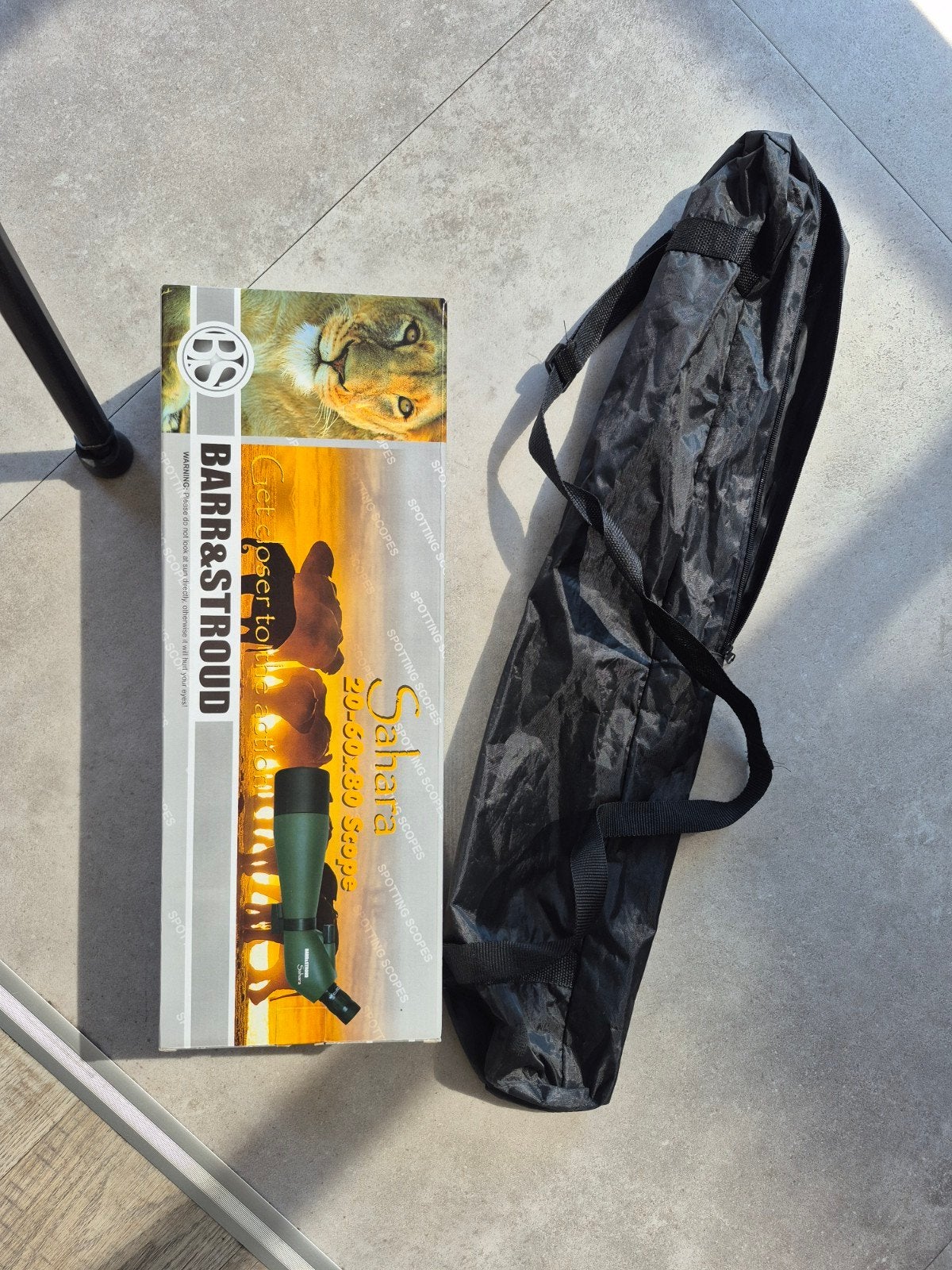 Barr & Stroud Sahara 20-60x80 spotting scope, Ophalen, Gebruikt