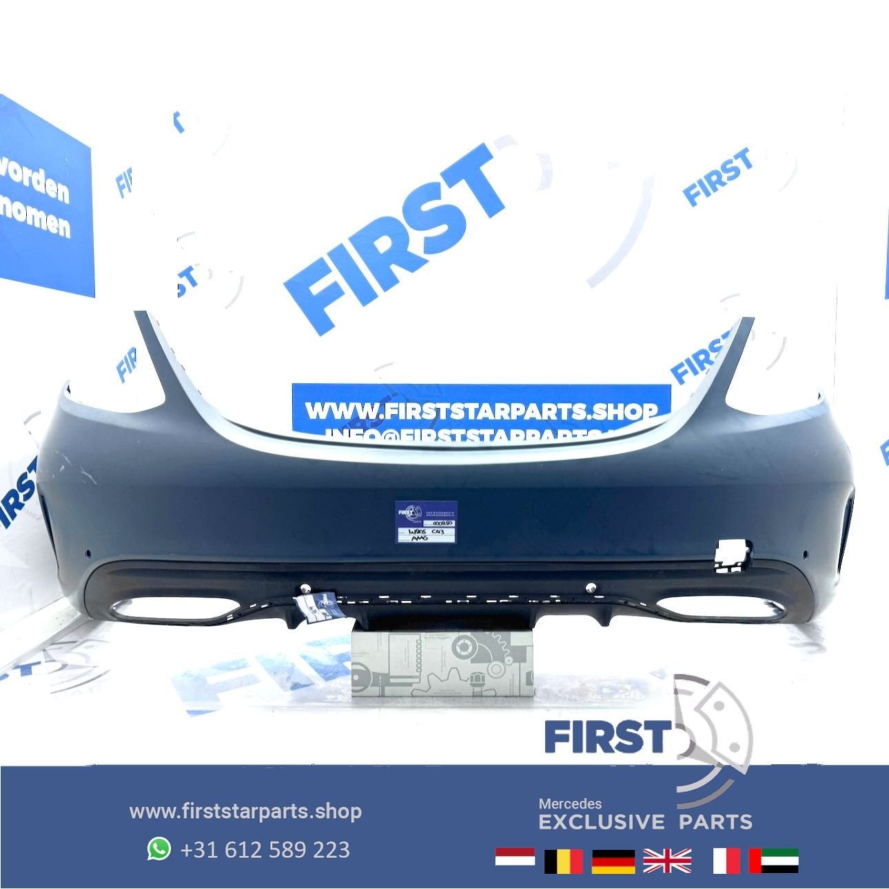 W205 BUMPER AMG ACHTERBUMPER COMPLEET ORIGINEEL Mercedes C K