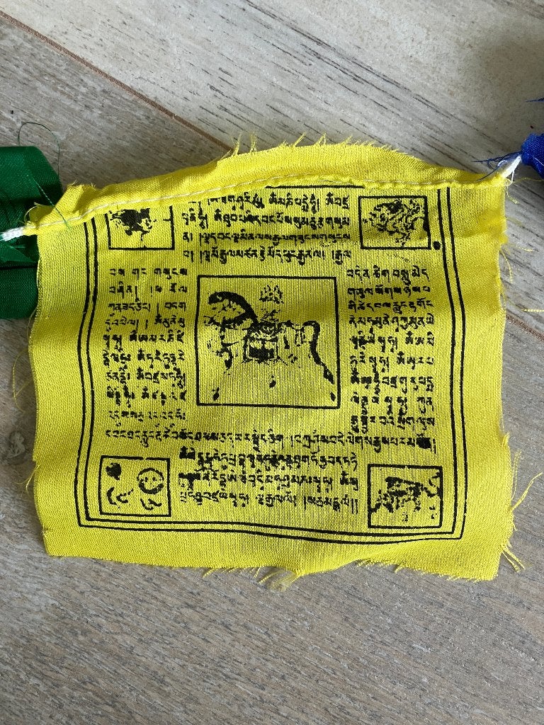Tibetaanse vlaggenlijn met 10 gebedsvlaggen, Ophalen of Verzenden, Nieuw