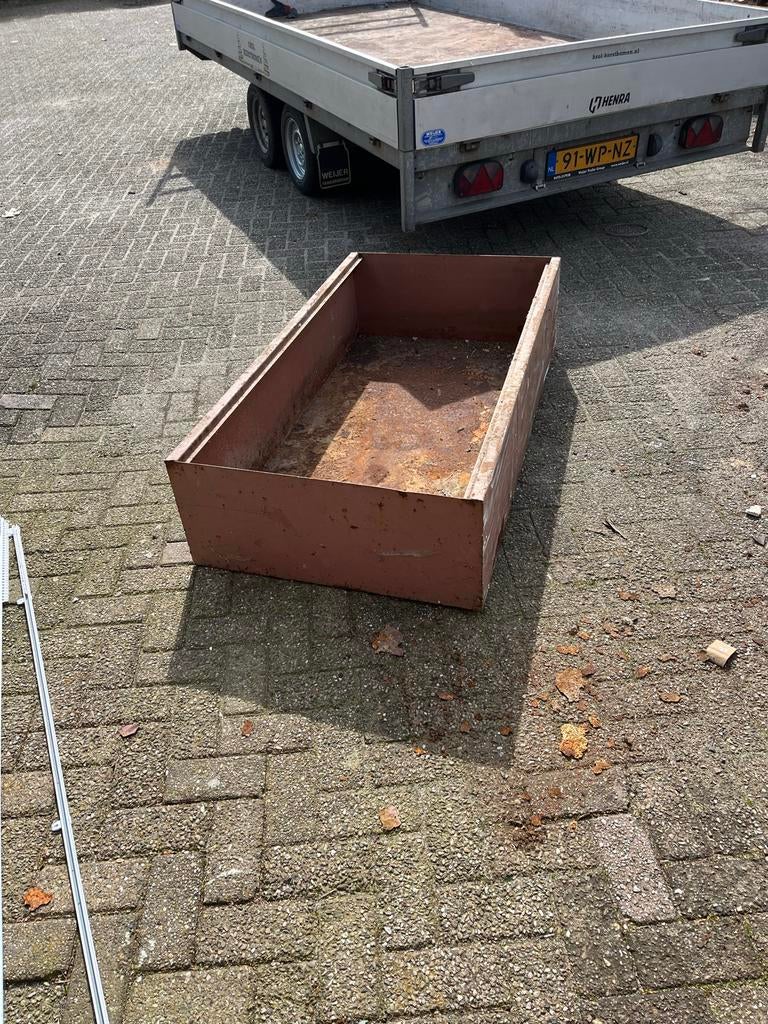 Waterbak stalen bak drinkbak voederbak paarden eenden, Ophalen of Verzenden, Overige soorten