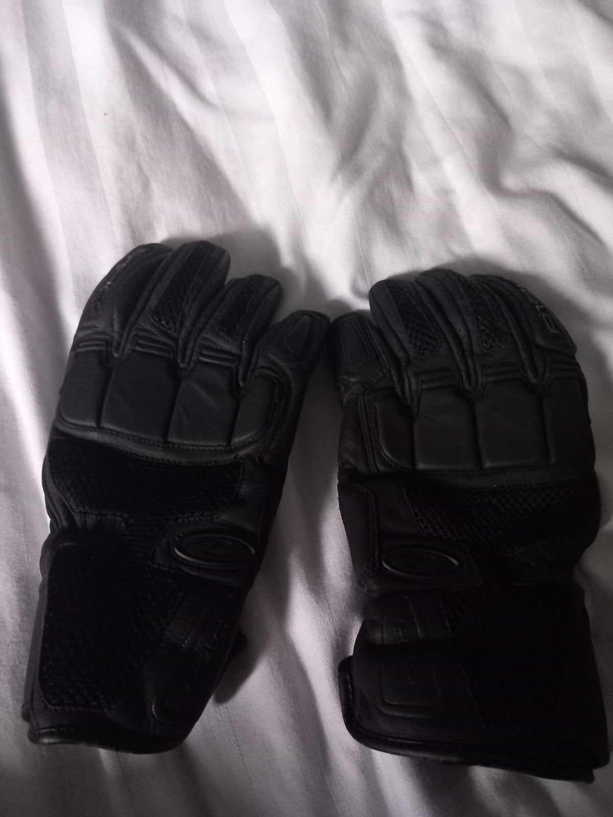 Zwarte motorhandschoenen - Tweedehands, Motoren, Dames, Held model, Ophalen of Verzenden, Handschoenen