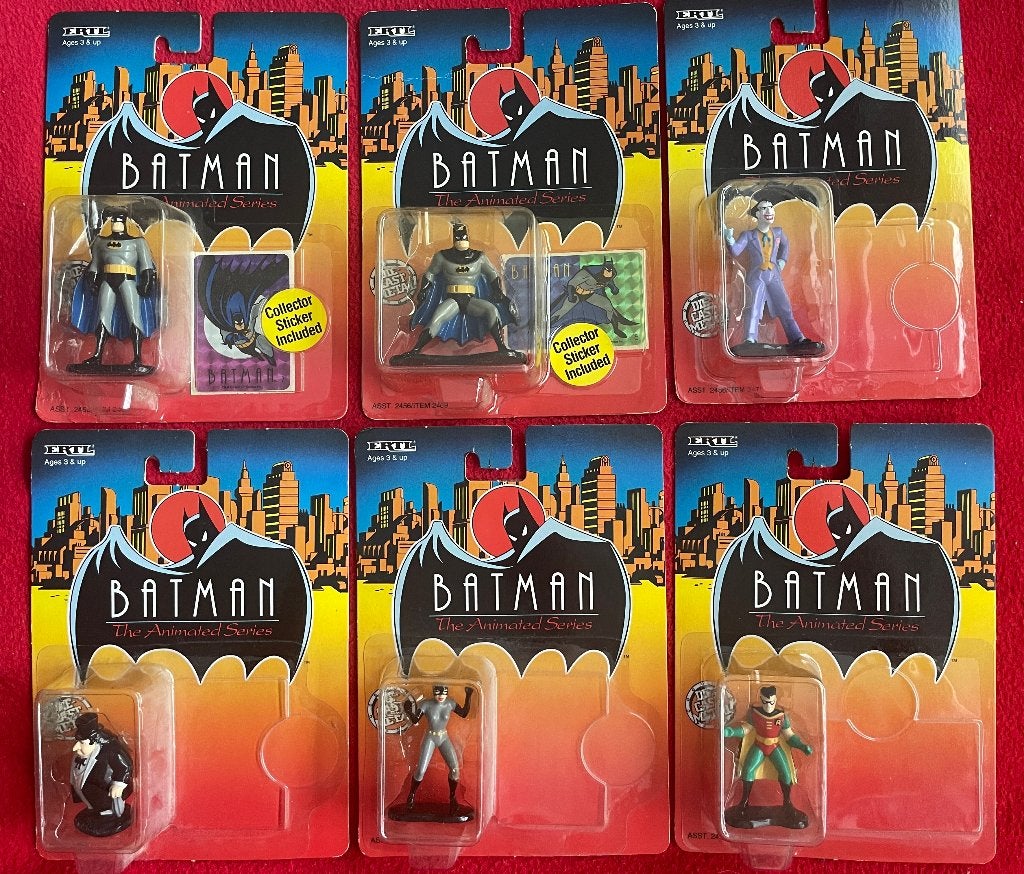 BATMAN 12 figuren uit 1993. NIEUW in orig. verpakking ERTL, Ophalen of Verzenden, Nieuw, Tv, Beeldje, Replica of Model