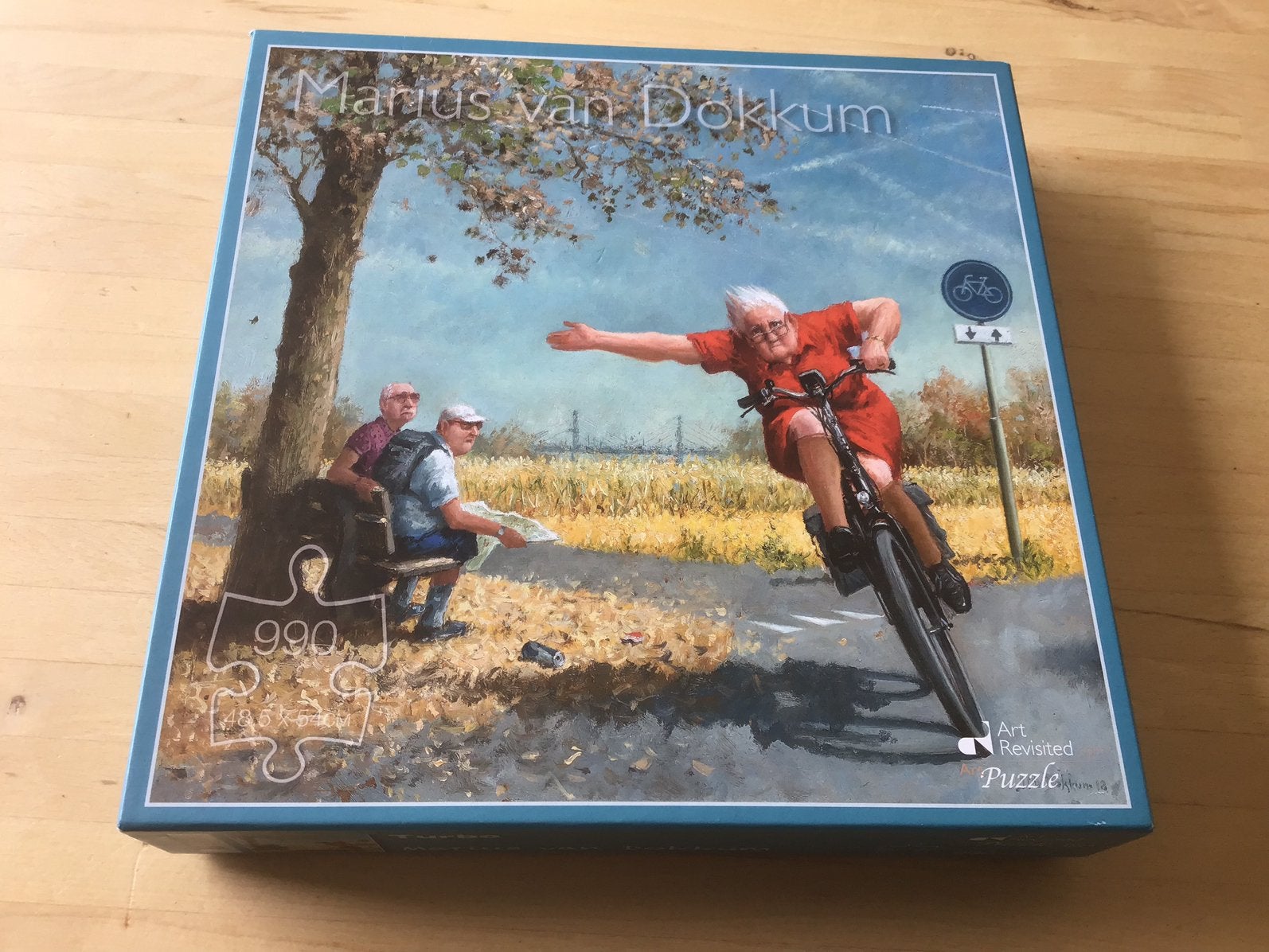 Puzzel Marius van Dokkum Turbo, Ophalen of Verzenden, Minder dan 500 stukjes, Zo goed als nieuw