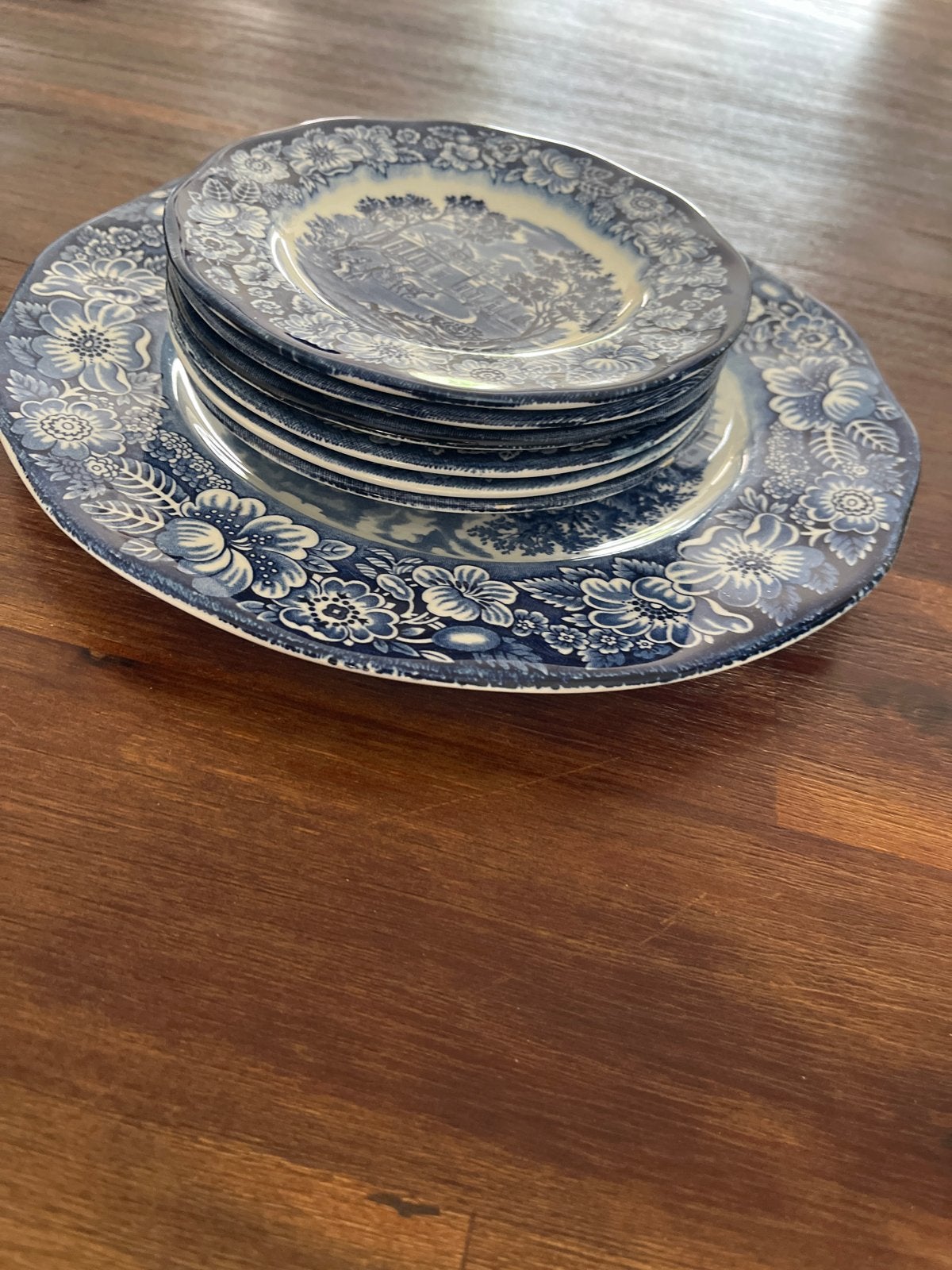 Liberty Blue Monticello Borden borden set, Ophalen
