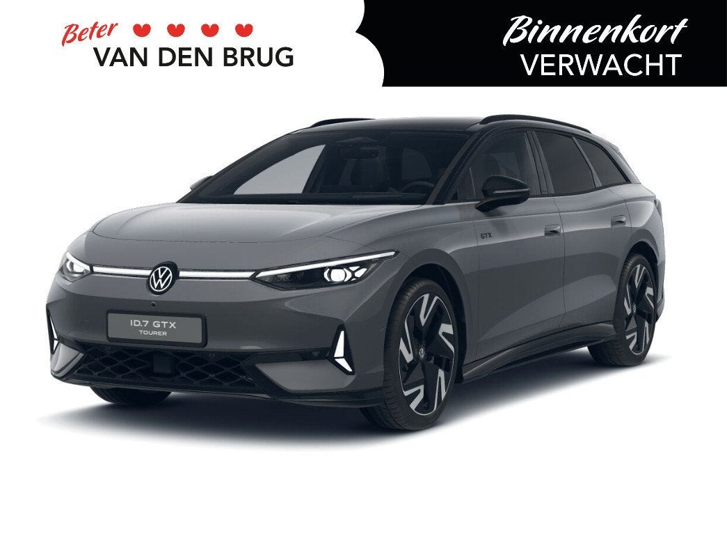 Volkswagen ID.7 GTX Limited Edition 86 kWh accu, 250 kW / 34, Auto's, Verblindingsvrij grootlicht, 2240 kg, Zwart, 585 km