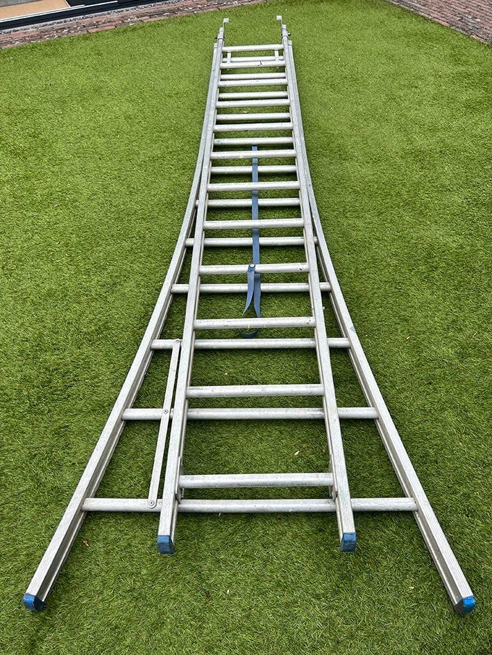 Skyworks Reformladder 2 x 12 sporten, Doe-het-zelf en Verbouw, Ophalen, Gebruikt, Opvouwbaar of Inschuifbaar, 4 meter of meer
