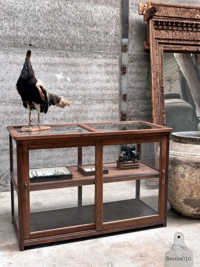 Antieke museumkast toonbank dressoir of ideaal keukeneiland, 100 tot 150 cm, Ophalen of Verzenden, Zo goed als nieuw, Minder dan 100 cm